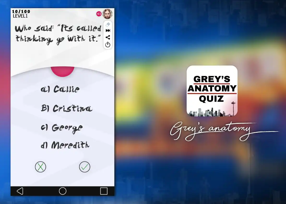 Play Grey Anatomy Super Quiz | Only for the biggest fan Play Grey Anatomy Super Quiz | Only for the biggest fan